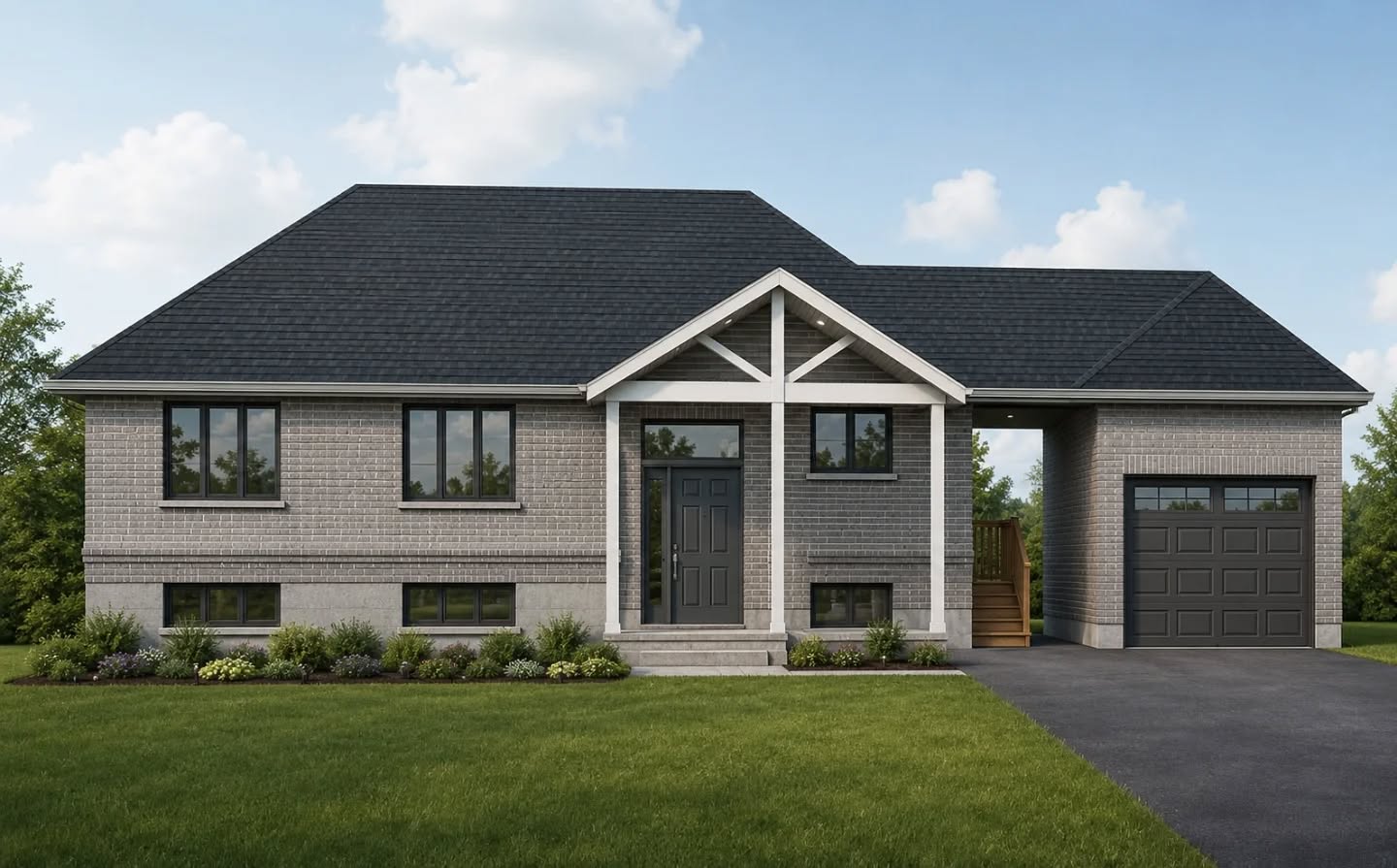 Quick roof structure we design for a local client in Georgina.